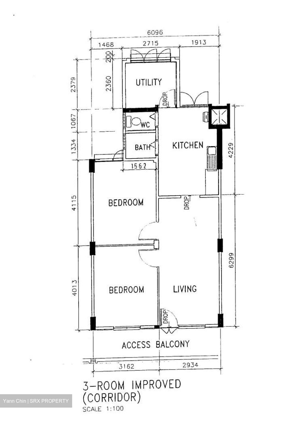 Blk 16 BOON KENG VILLE (Kallang/Whampoa), HDB 3 Rooms #523000381
